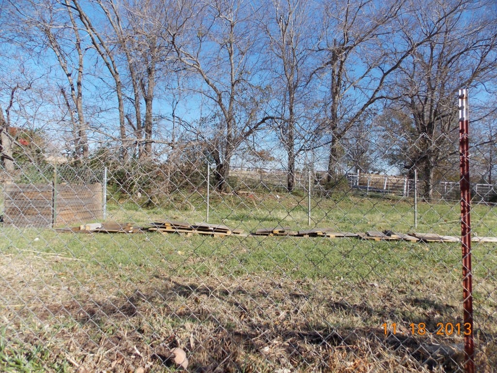 beginnings of cheap raised garden beds