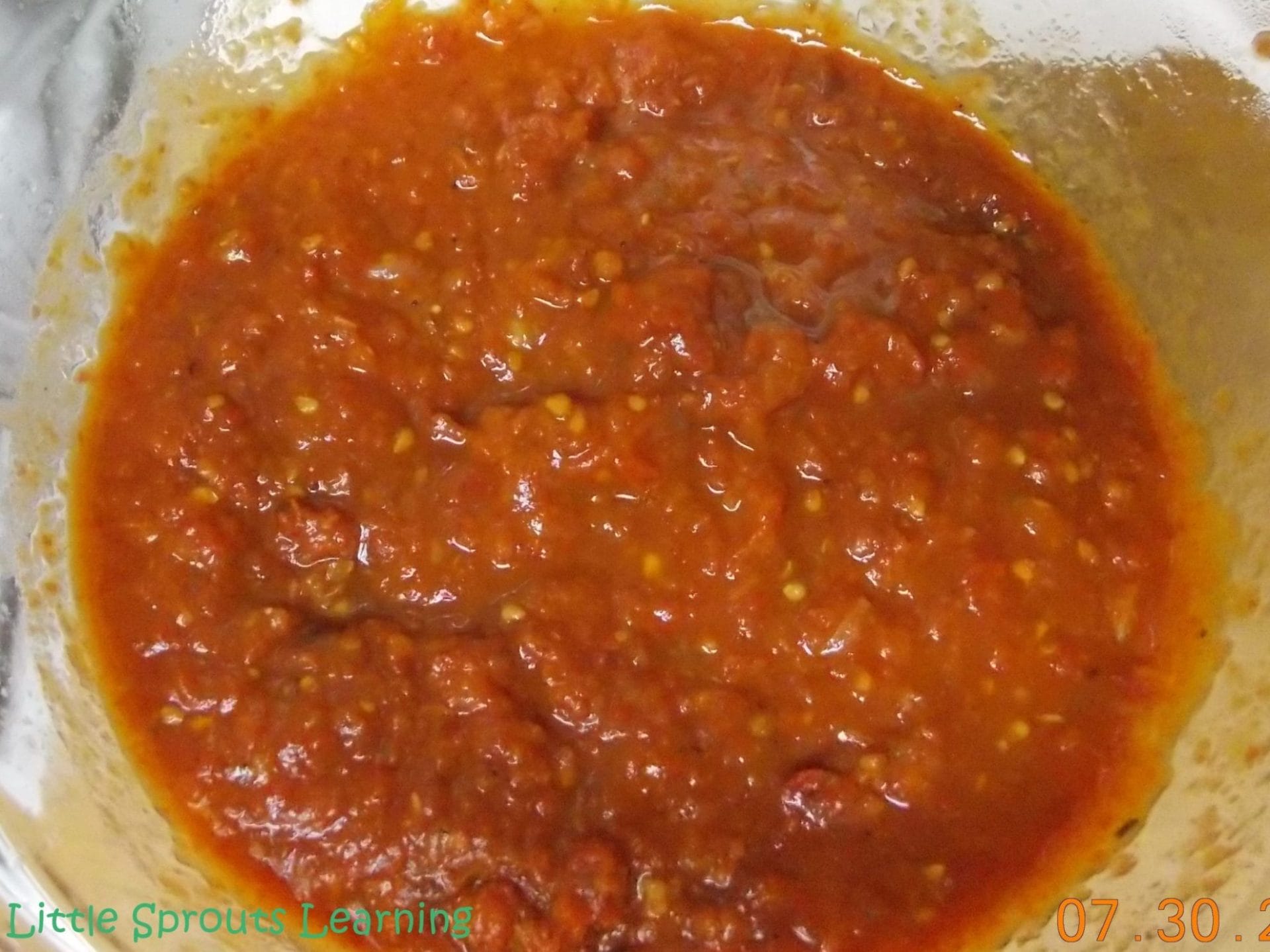 thick rich roasted tomato sauce