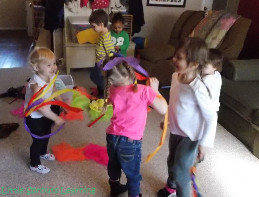 music and movement time with preschool kids