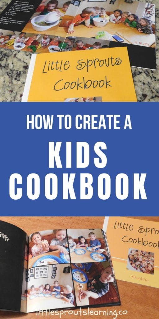 Kids love to cook and they learn so much from it. We turn cooking into a gift for the daycare parents by making a children's cookbook. 