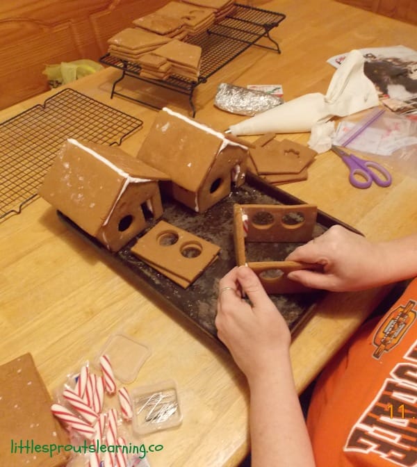 building gingerbread houses