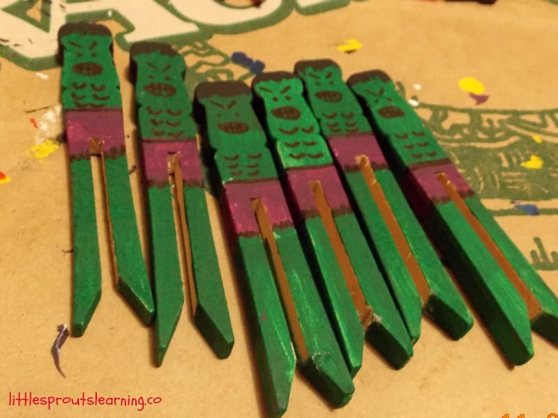 homemade hulk ornaments