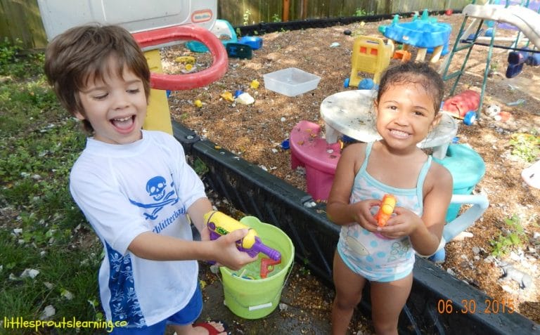Sprinkler parties are so much fun for kids in the summer! You don't have to spend a ton of money to use these great summer fun water party ideas for kids.