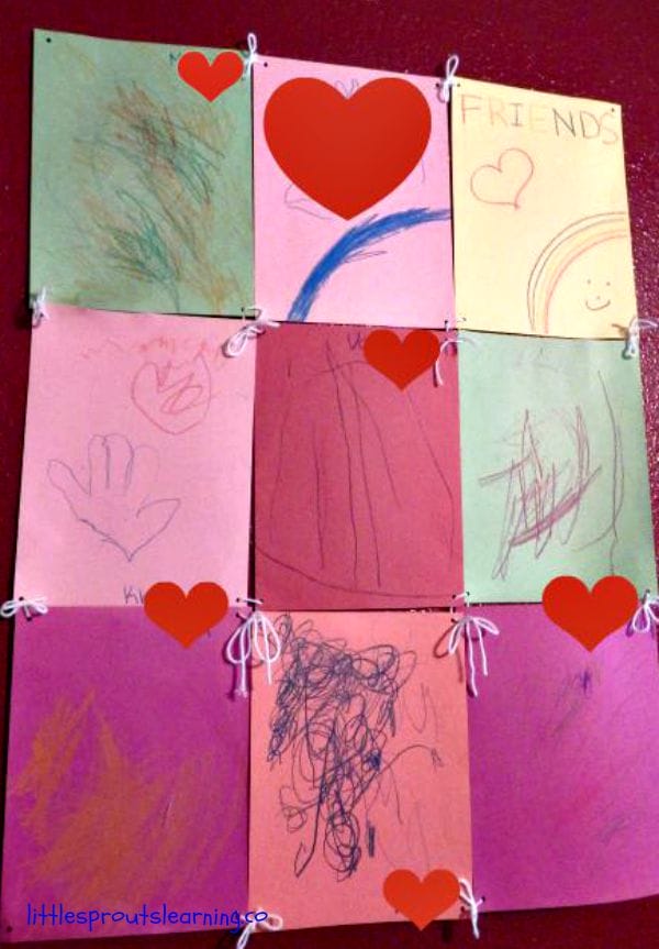 Friendship quilt for friendship week