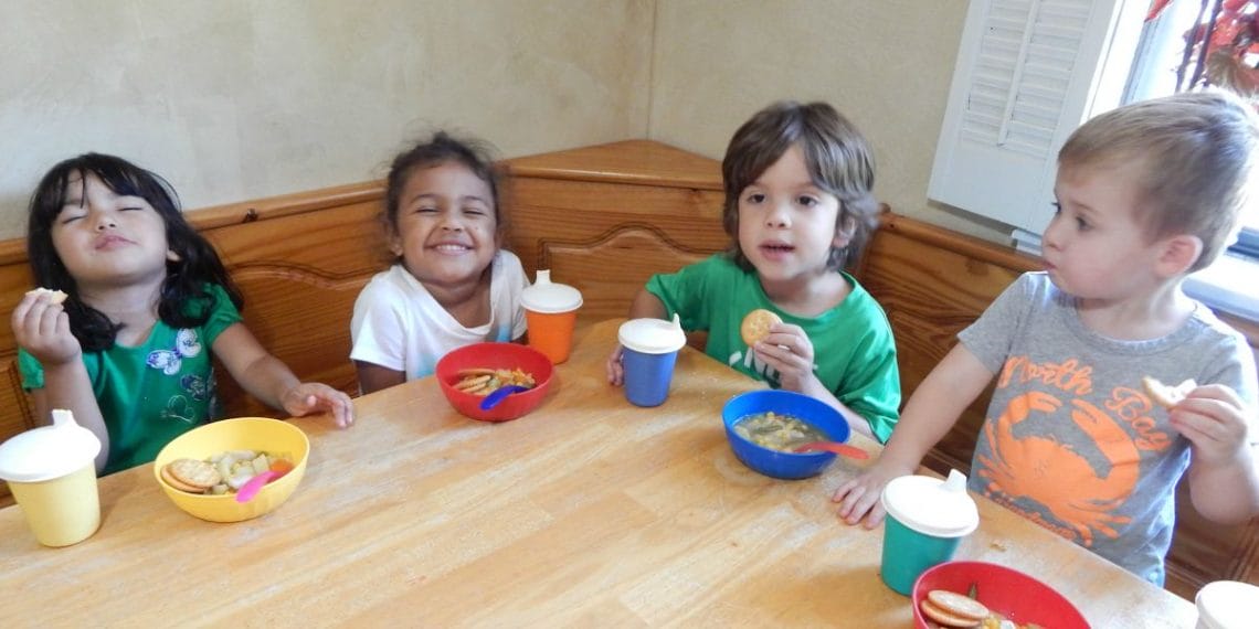 eating friendship soup, bringing us together