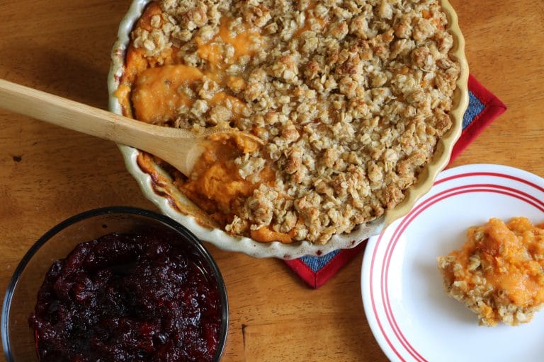 My Aunt Pat is world famous for her delicious Sweet Potato Casserole recipe and now I'm sharing it with you.