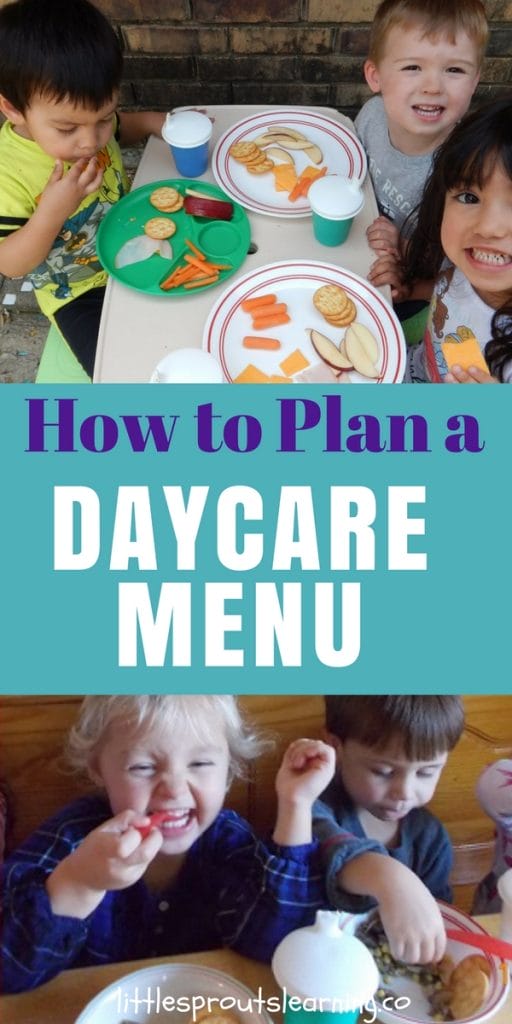 How to Plan a Daycare MENU