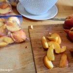 Peaches are one of my favorite foods. My kids LOVE foods we make with peaches too such as these peach yogurt pops we created for a healthy snack.