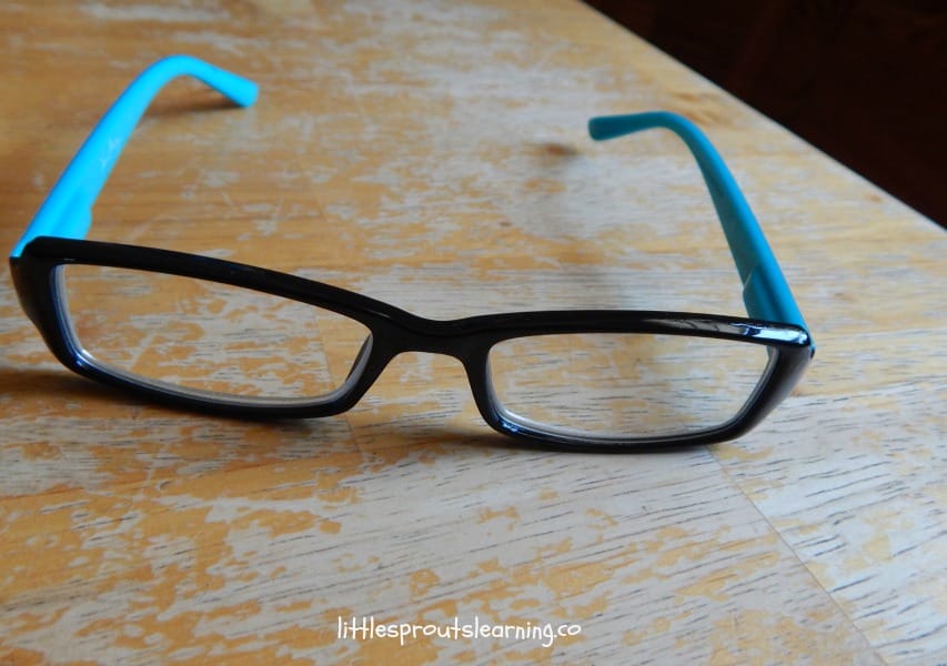 glasses on the table