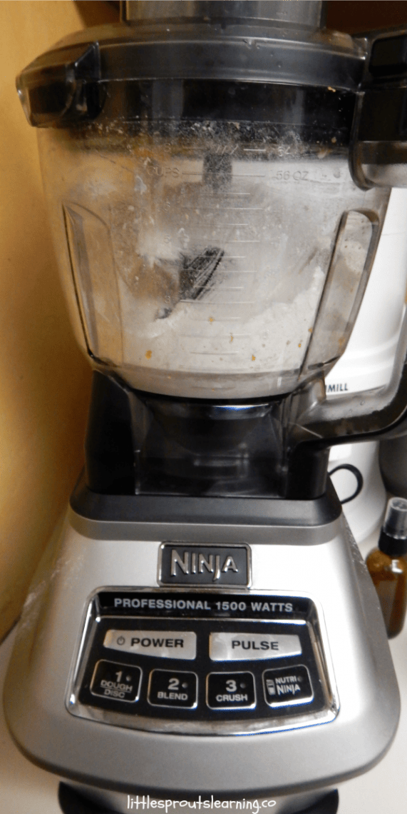 using ninja to make empanada dough