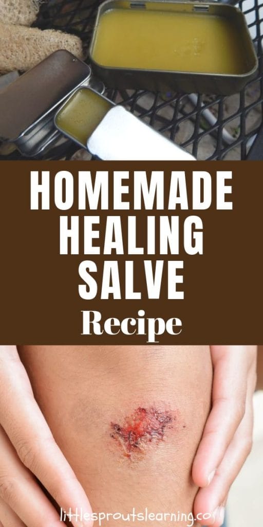 Learn how to make homemade healing salve and you won't need to buy antibiotic ointment again for chapped lips, dry skin, cuts, scrapes, bruises or burns. 