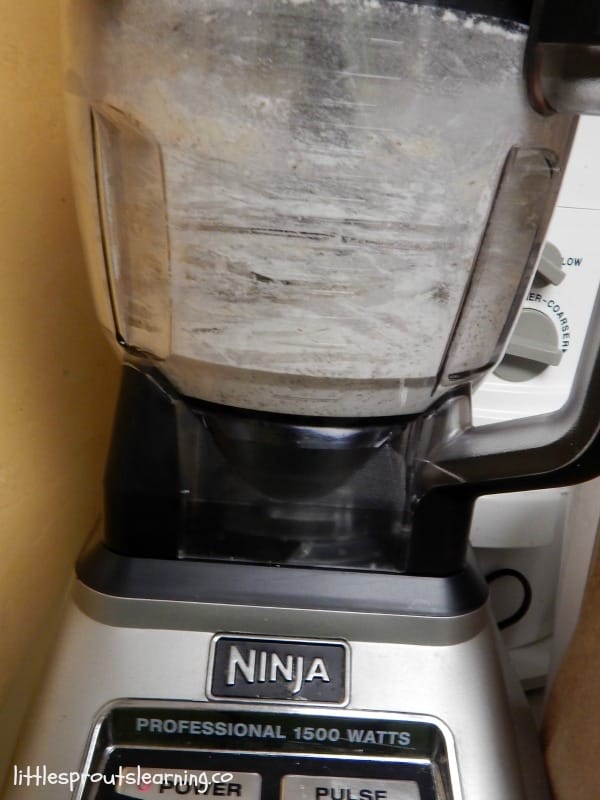 peach crumble topping in ninja