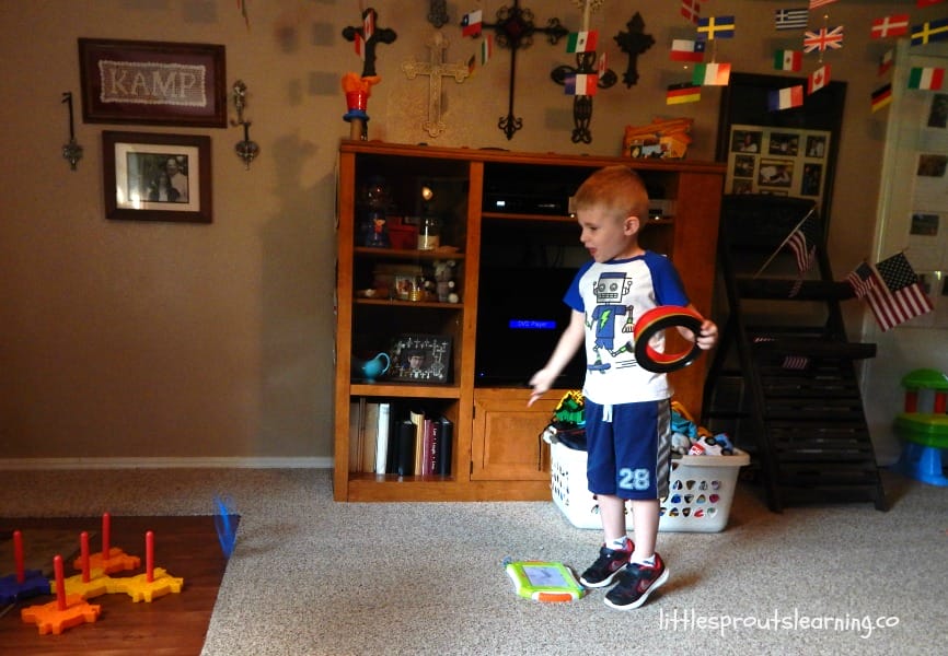 olympic ring toss for kids