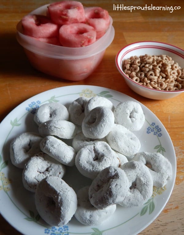 summer games ring snacks