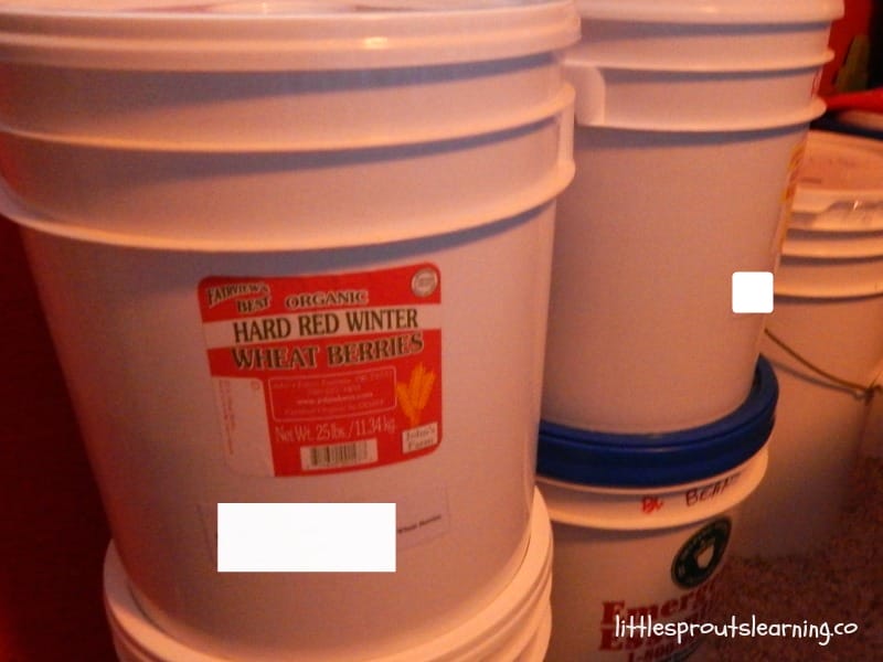 food storage buckets