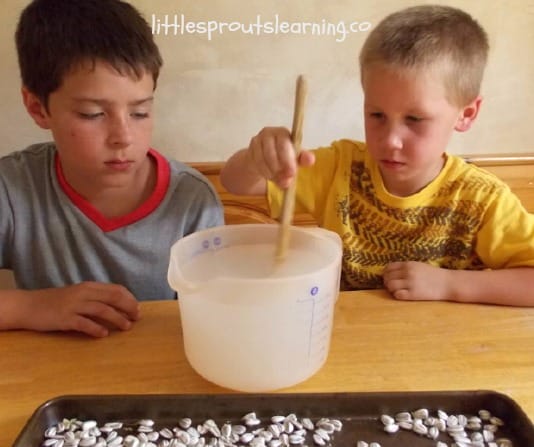 kids cooking at daycare