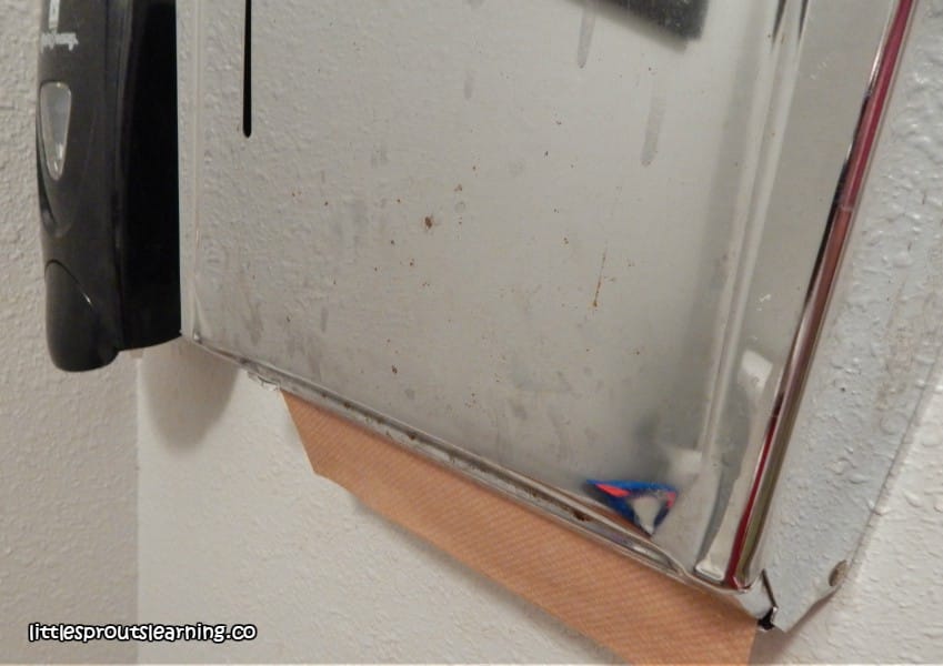 paper towel dispenser to save money on daycare expenses