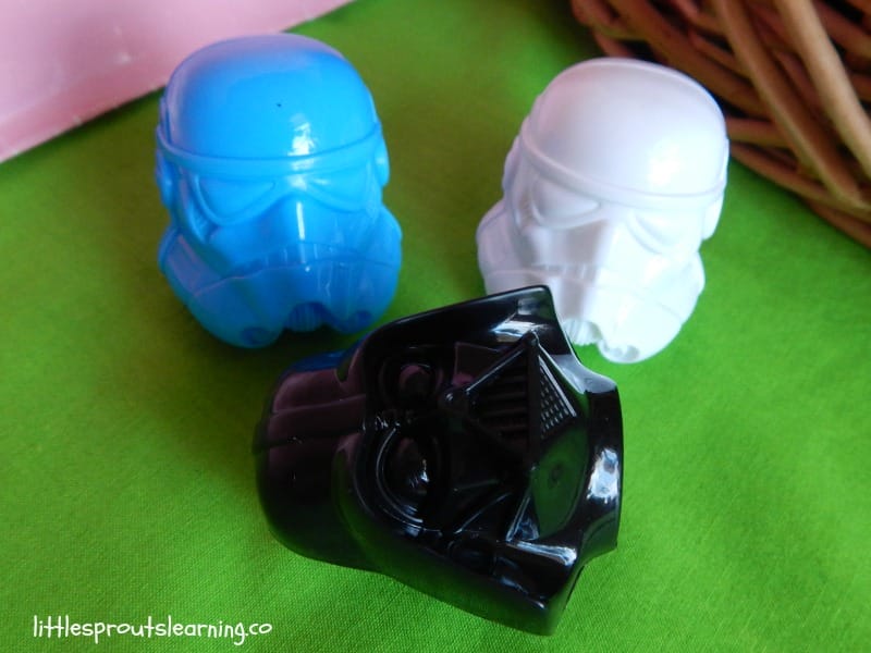 star wars shaped easter eggs