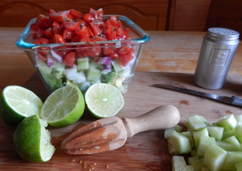 Zesty Avocado Salad, Healthy Real Food