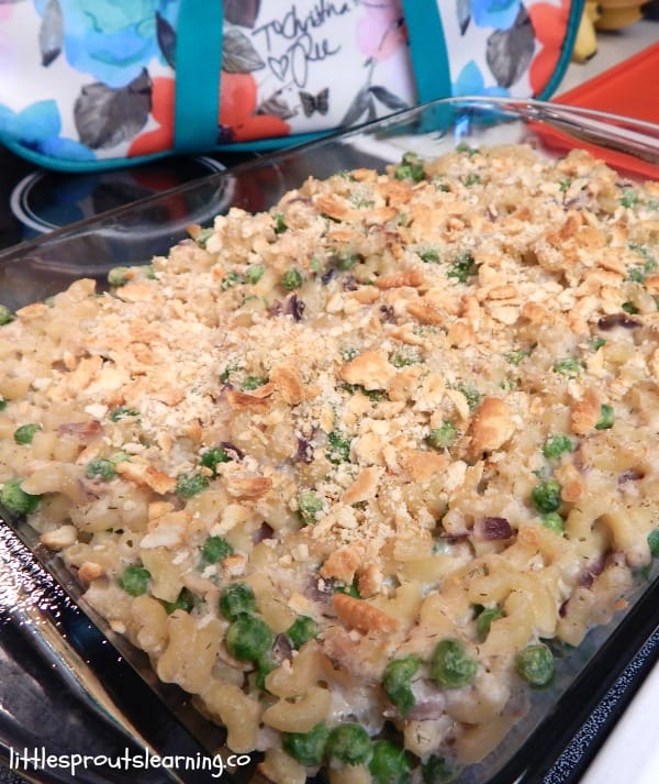 Do you need a new menu for dinner that isn't super difficult but the whole family will love? I make tuna casserole for my daycare kids and they love it!