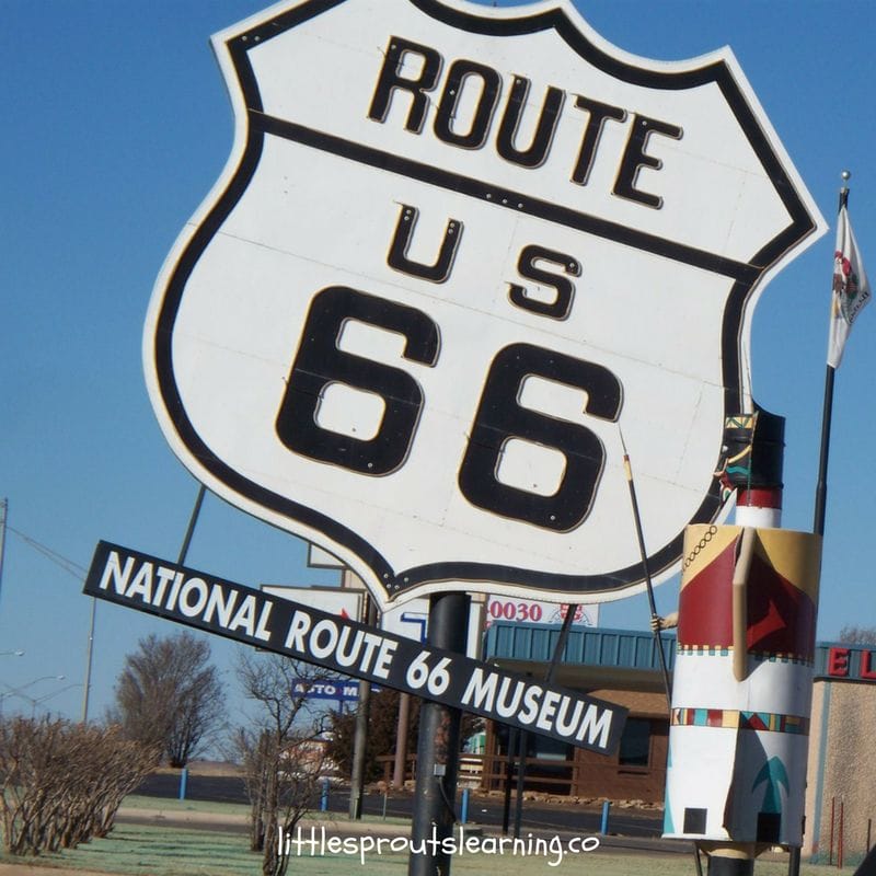 route 66 signs