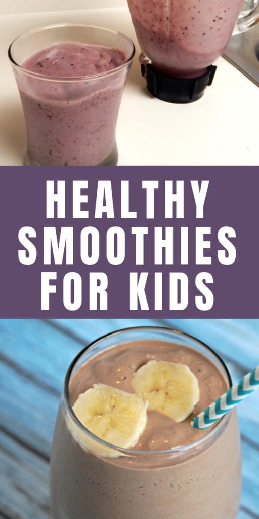 smoothies in a glass and blender