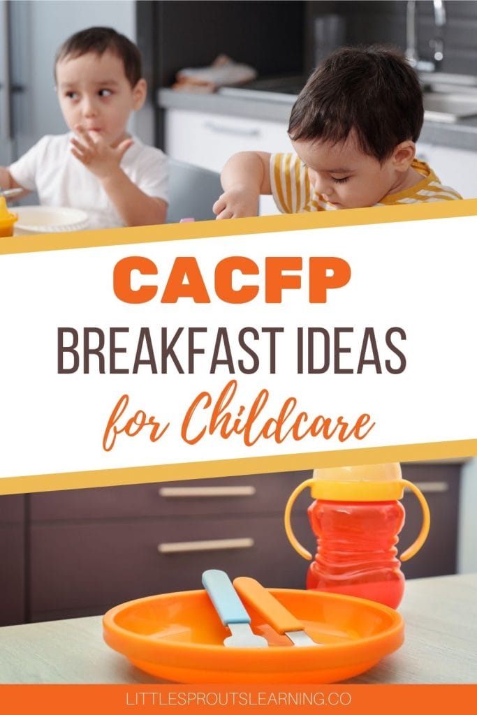 Do you need inspiration to come up with great breakfast ideas for your new childcare menu? Here are a few that might spark some ideas and make your meal planning easier for the CACFP meal requirements.