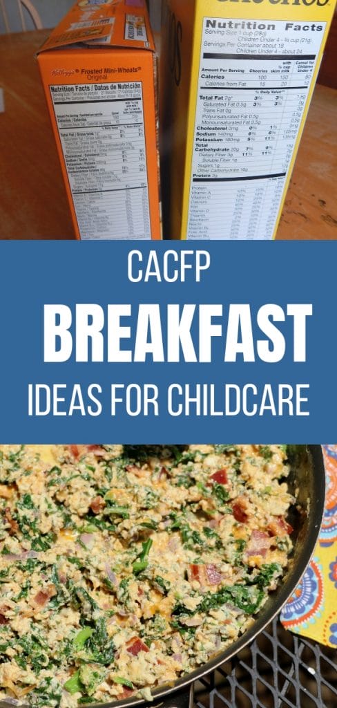 CACFP Breakfast Ideas for Childcare