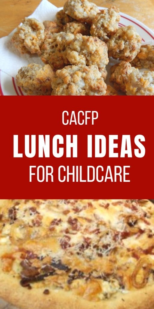 CACFP Lunch Ideas for Childcare