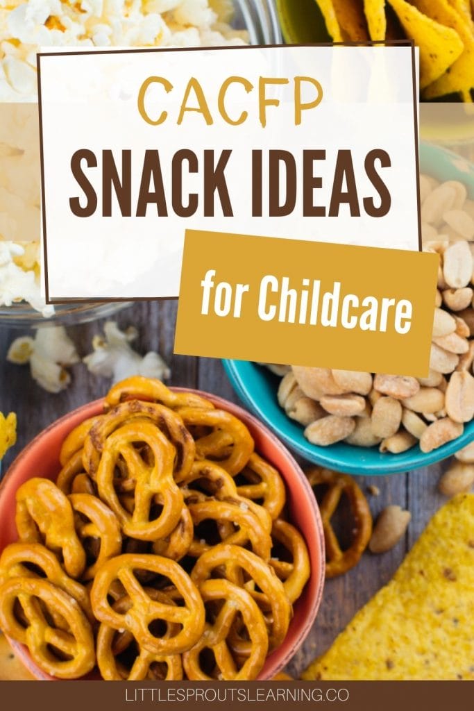 Do you need help with great snack ideas for your childcare program for the new CACFP childcare requirements? The choices are unlimited, but here are some suggestions you can use to spark your creativity and make your snack planning easy.
