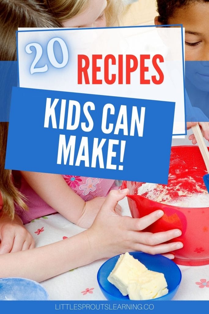 kids mixing ingredients in a bowl together