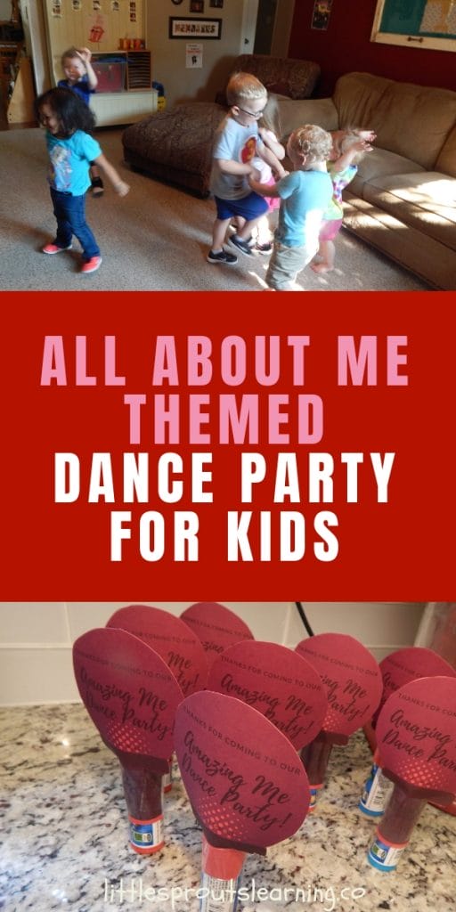 Young kids dancing together. And homemade microphones.