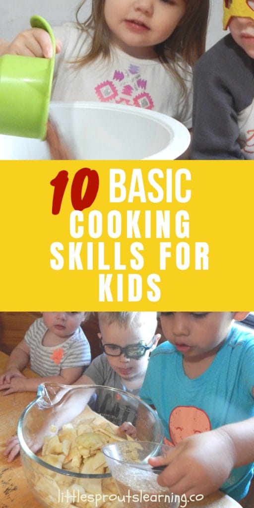 kids cooking in the kitchen