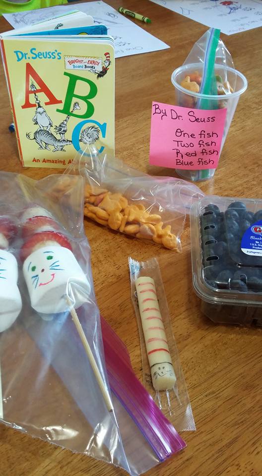 Dr. Seuss snacks