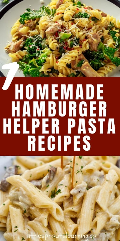 Creamy pasta dishes with veggies