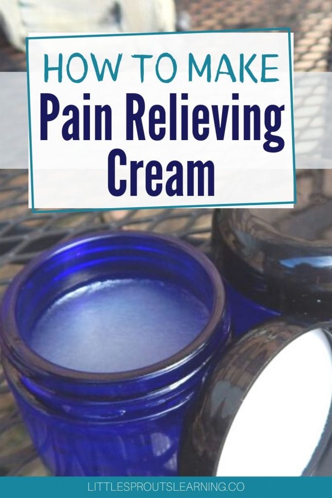 Once I made this recipe, I use my Sore Away Pain Relieving Cream all the time! Rub it on and in a few minutes, your sore muscles feel so much better.