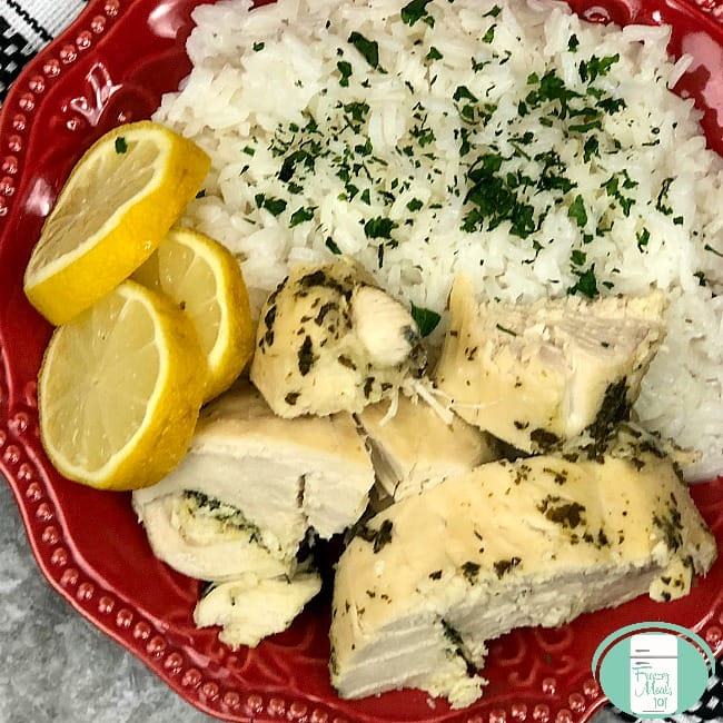 lemon garlic chicken freezer meal