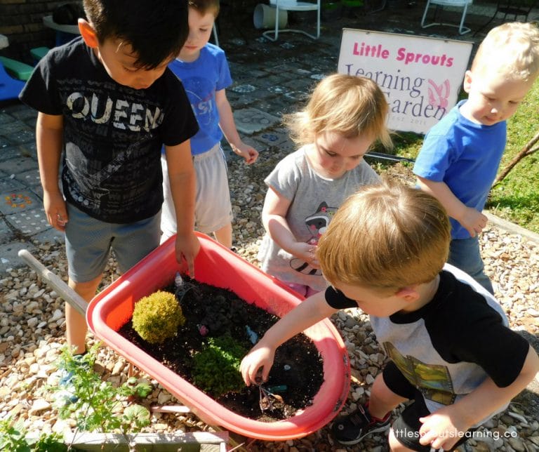 Getting kids outside for garden activities makes learning fun. The garden is full of learning and adding pre-planned activities helps kids learn even more. 
