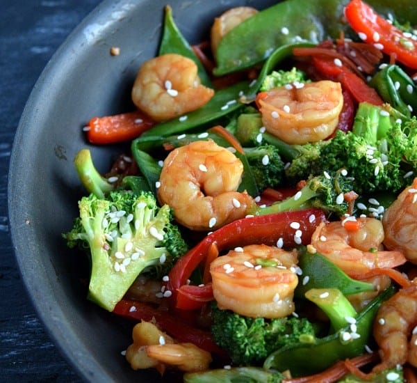 shrimp stir fry freezer meal