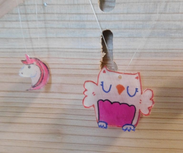 You can make your own homemade Shrinky dinks for free with what you already have around the house? You know, the plastic you draw on and shrink in the oven?