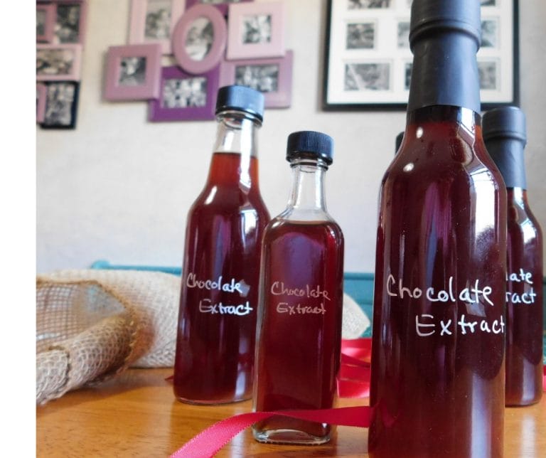 Try making your own chocolate extract. Replacing expensive vanilla with homemade chocolate extract gives an amazing depth of chocolate flavor. Find out more.