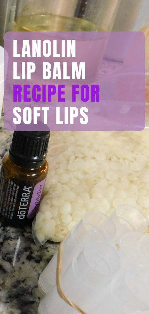 ingredients and containers for making homemade diy lip balm