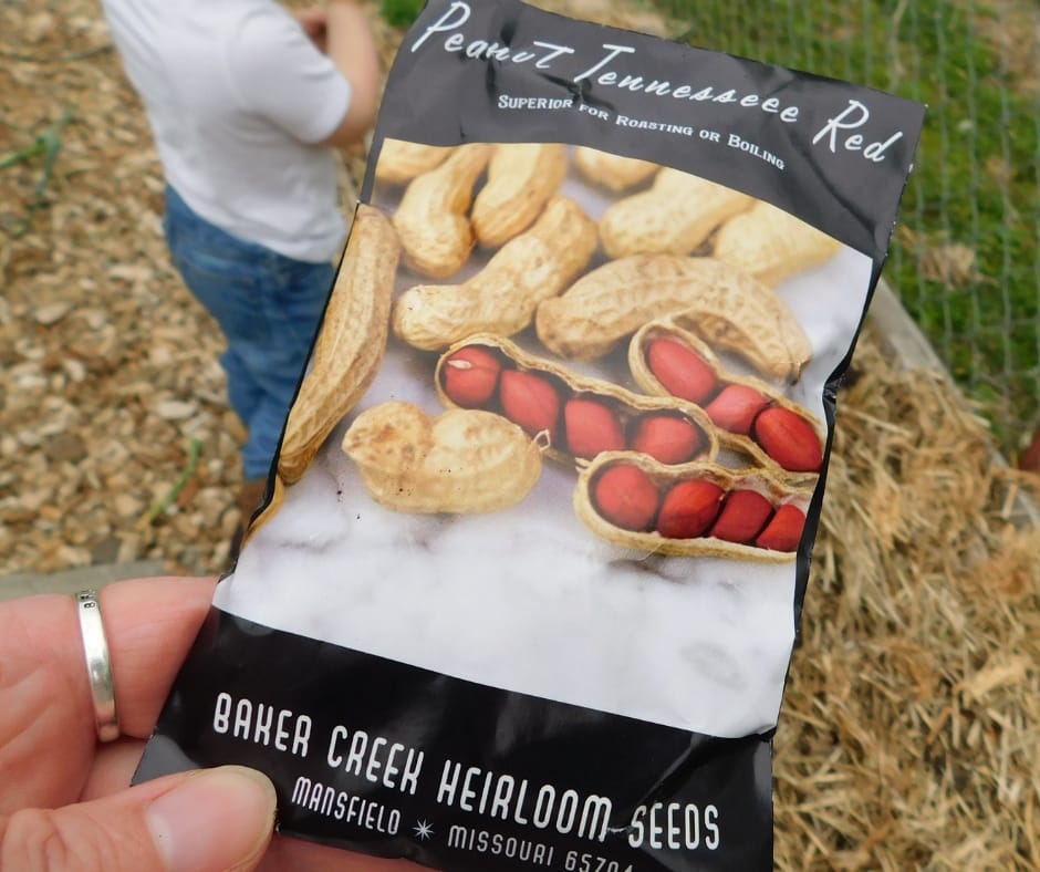 package of peanut seeds