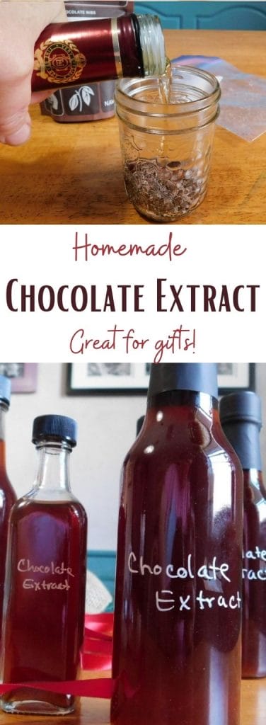 Replacing expensive vanilla with homemade chocolate extract gives an amazing depth of chocolate flavor. Find out more about making your own.