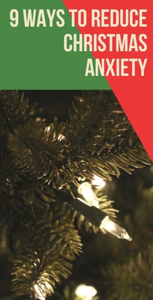 close up christmas light on a tree, relaxing christmas sight
