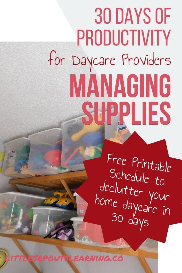 Declutter your home in 30 days printable.