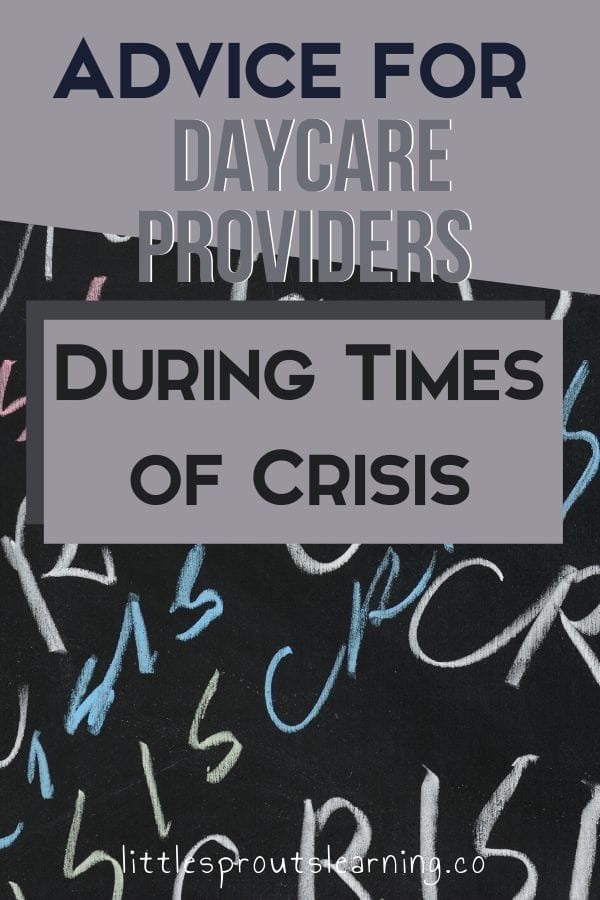 If you have a home daycare, you know we are on the front lines every day. Firemen and police officers are heralded as heroes, but you never hear a word about people like us who are giving our all during times when everyone else is running the other way. But what if we have to close our daycare because of crisis?