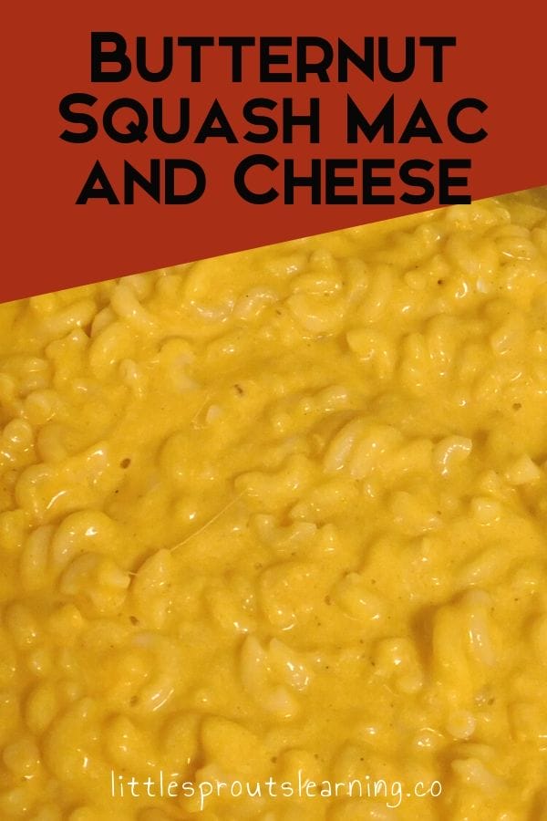 butternut squash mac and cheese close up
