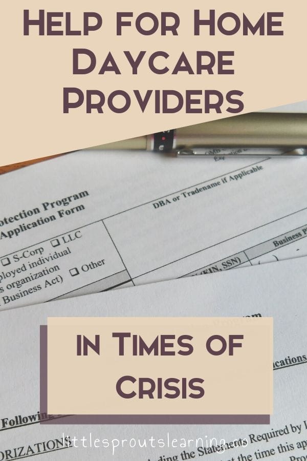 Operating on such a thin profit margin in this business, times of crisis are super scary. Will we get paid, will we get sick, will we have what we need to stay open? There is help for home daycare providers in times of crisis.