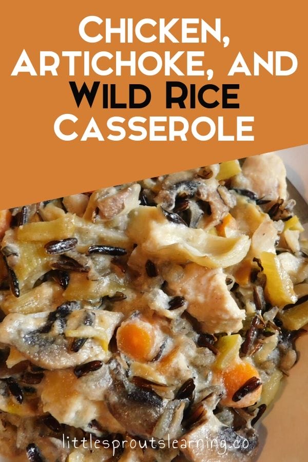 Wild rice is so different and interesting. I wanted to create a new kind of meal with it, so I came up with this creamy chicken, artichoke, and wild rice casserole and it was amazing!